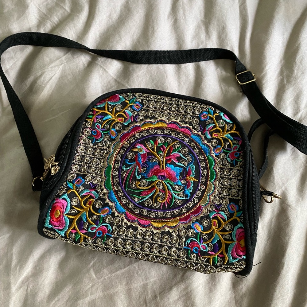 COPY - Vintage Hand Embroidered Crossbody Handbag